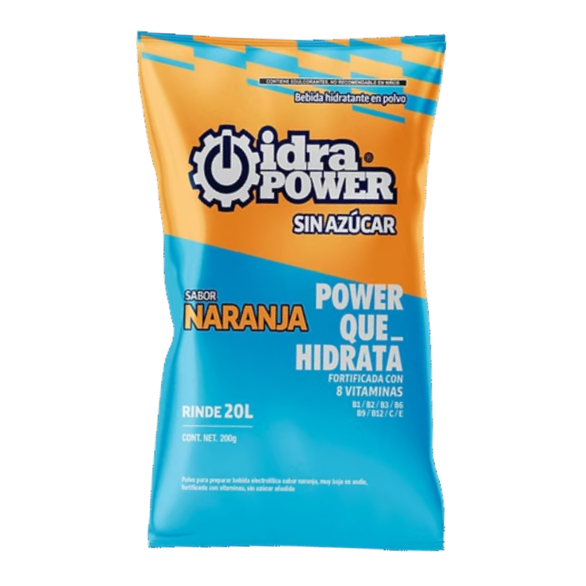 Idrapower Sin Azucar Sobre Para 20 Litros Vitaminado Sabores