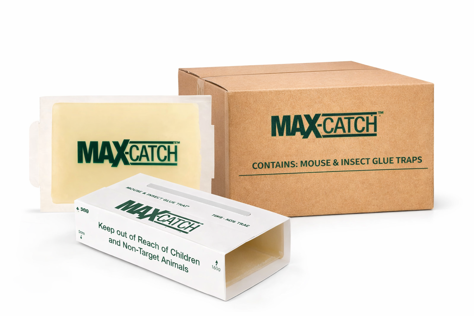 Caja Trampa De Goma 72 Pzas Para Rata Ratón E Insectos Max Catch