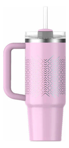 Termo Quencher 30oz Pink Icicle Gloss Stanley