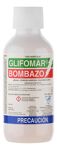 Glifomar Bombazo 100ml Herbicida Control Malezas Zacates
