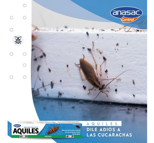 Gel Veneno Mata Cucarachas Aquiles 2 Jeringas De 30g