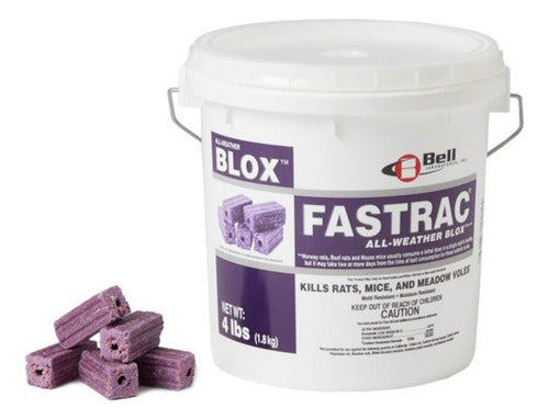 Veneno En Cebo Fastrac Blox 1.8k Mata Ratas Ratones Raticida