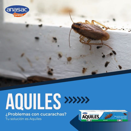 Veneno Para Cucarachas Aquiles Gel Jeringa De 30gr Cocina