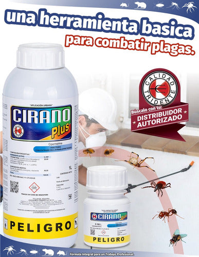 Cirano Plus 1 Lt Insecticide Cypermethrin + Bp For Termoneb