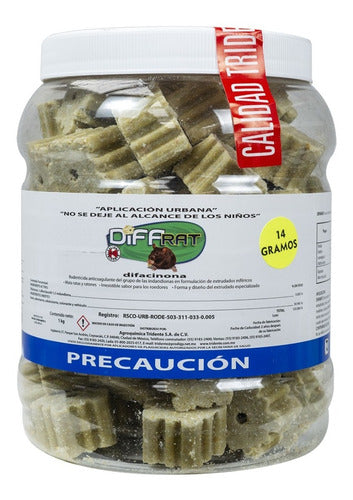 Difarat 1 Kg Rodenticide Block Rat Rodent Mouse