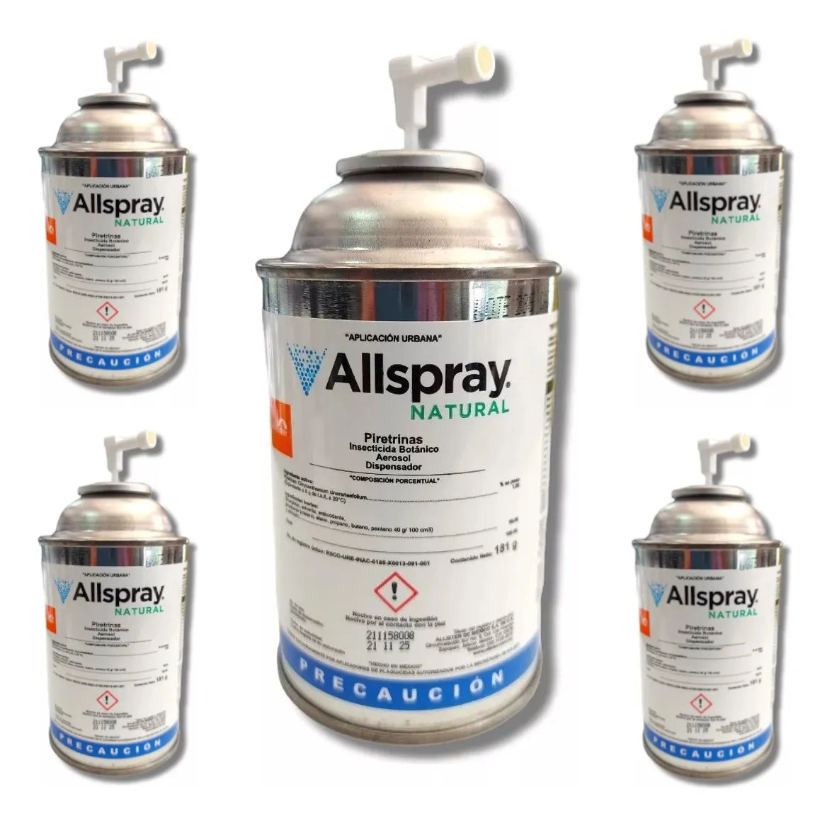 Repelente Insecticida Allspray Mata Moscas Repuesto 5 Piezas