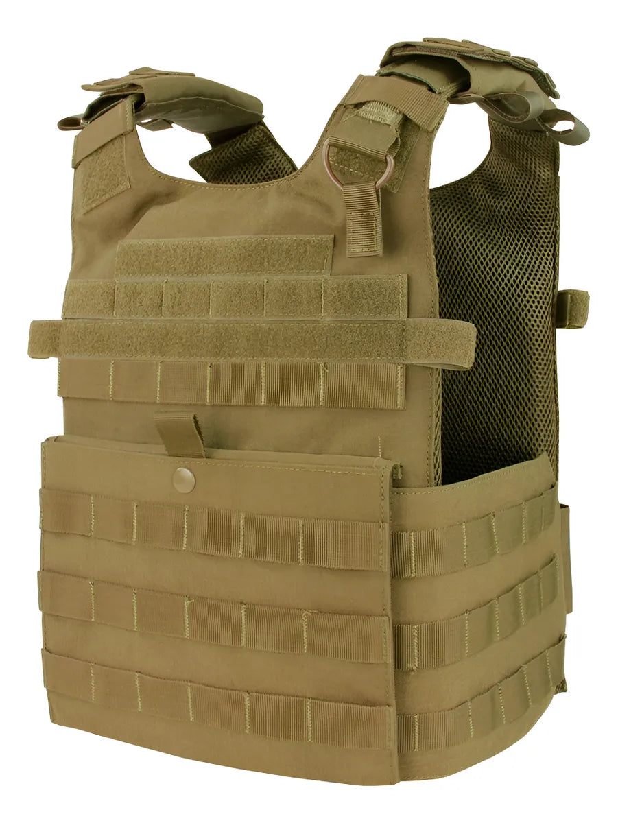 Chaleco Gunner Condor Porta Placas Outdoor Negro Original