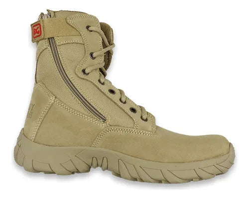 Bota Tactica Elite 8 Duty Gear Policial Tan Senderismo