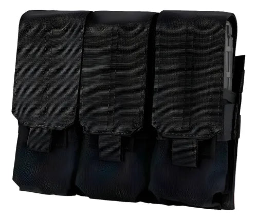 Porta Cargador Triple M4 Molle Negro Ma58 Condor