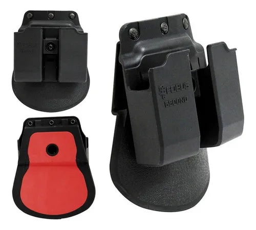 Porta Cargador Doble Glock 17/19 9mm Fobus Retencion Durable
