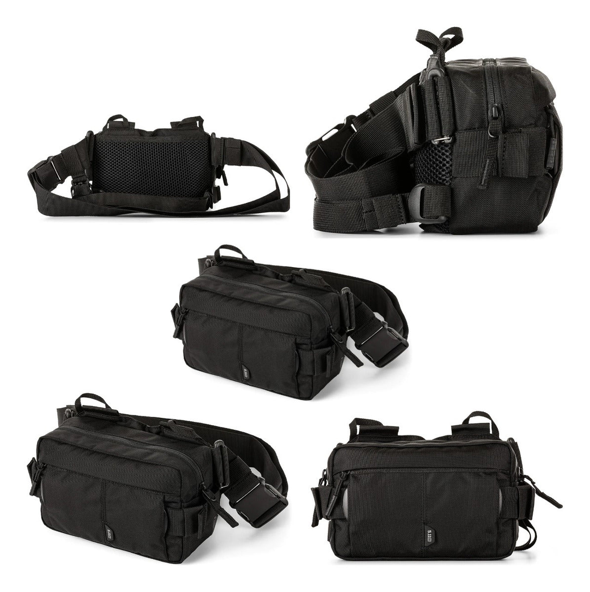 Mochila 5.11 Lv6 2.0 Nylon Negro 4 Bolsillos Ajustable 5pzas