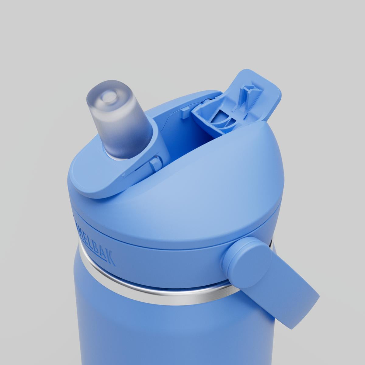 Botella Camelbak Straw 600 Ml Acero Inoxidable Celeste