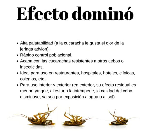 3pzas Veneno Mata Cucaracha Advion Jeringa Insecticida en Gel 30gr