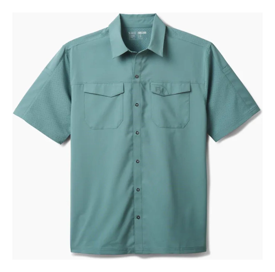 Camisa Casual 5.11 Tactical Blue Agave Manga Corta Caballero