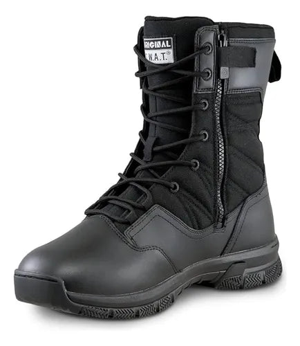 Original Swat Bota Táctica Protec 8 Cierre Lateral Piel
