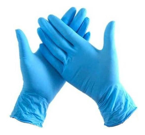 Guantes descartables TAC Global Solutions color azul talle P de nitrilo en pack de 10 x 100 unidades
