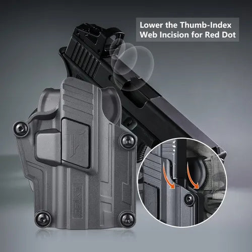 Funda Para Arma Cytac Cy-uhfs Para Diestro Original Nueva