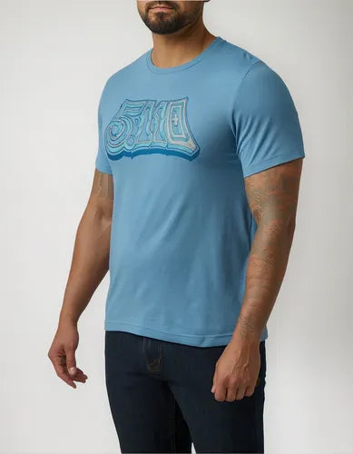 Playera 5.11 Groovy Azul Manga Corta Original Casual