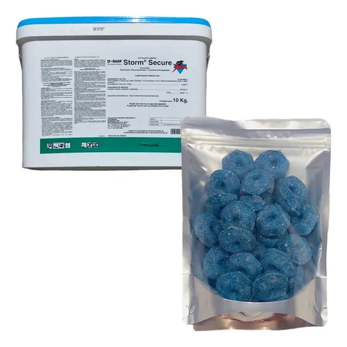 Veneno Para Ratas Ratones Cebo Storm Secure 500g Rodenticida