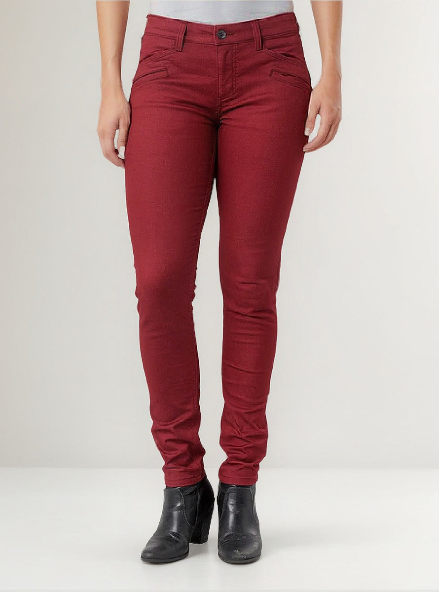 Pantalon Para Dama Defender-flex Slim Rojo 5.11 Tactical