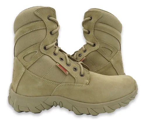 Bota Tactica Elite 8 Duty Gear Policial Tan Senderismo