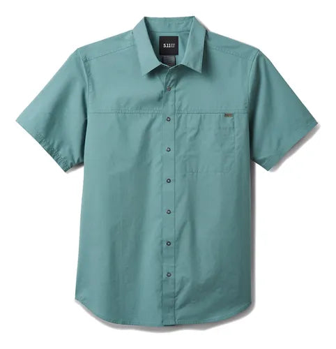Camisa Wyatt M/c Gris Claro 5.11 Tactical Original Casual