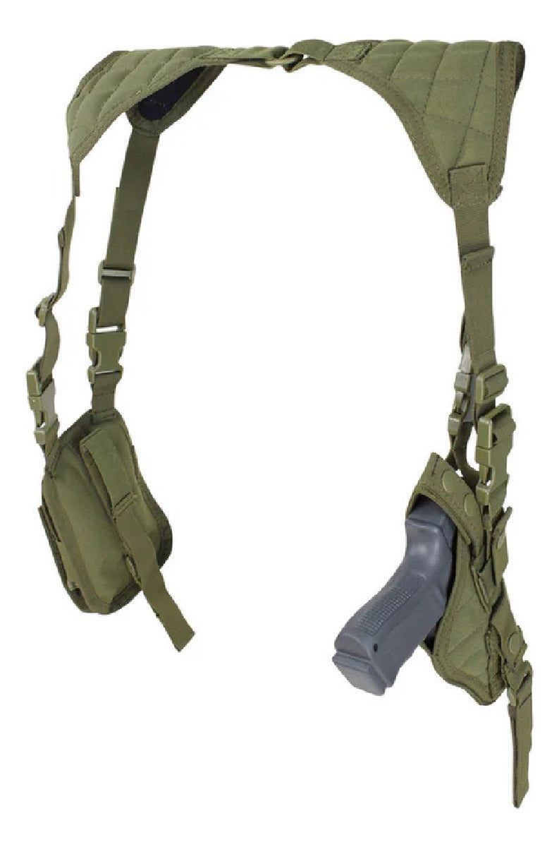 Vertical Shoulder Holster Verde Condor Correas Ajustables