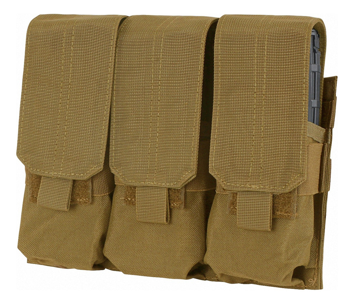 Porta Cargador O Cartuchera Triple Para AR M4 Condor Color Coyote