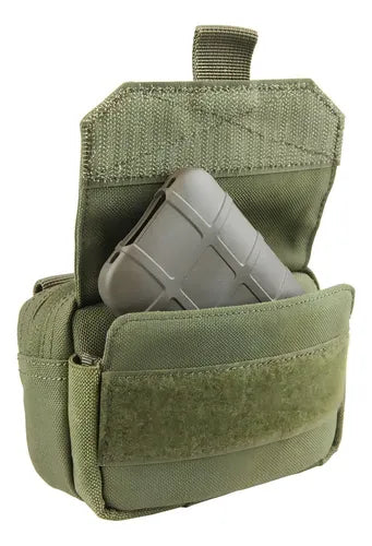 Digi Pouch Molle Modular Tactico Marca Condor Color Negro