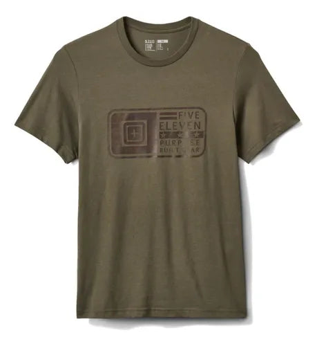 Playera 5.11 Pbg Badge Manga Corta Cómoda Casual Original