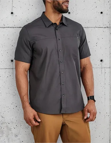 Camisa Wyatt M/c Gris Claro 5.11 Tactical Original Casual