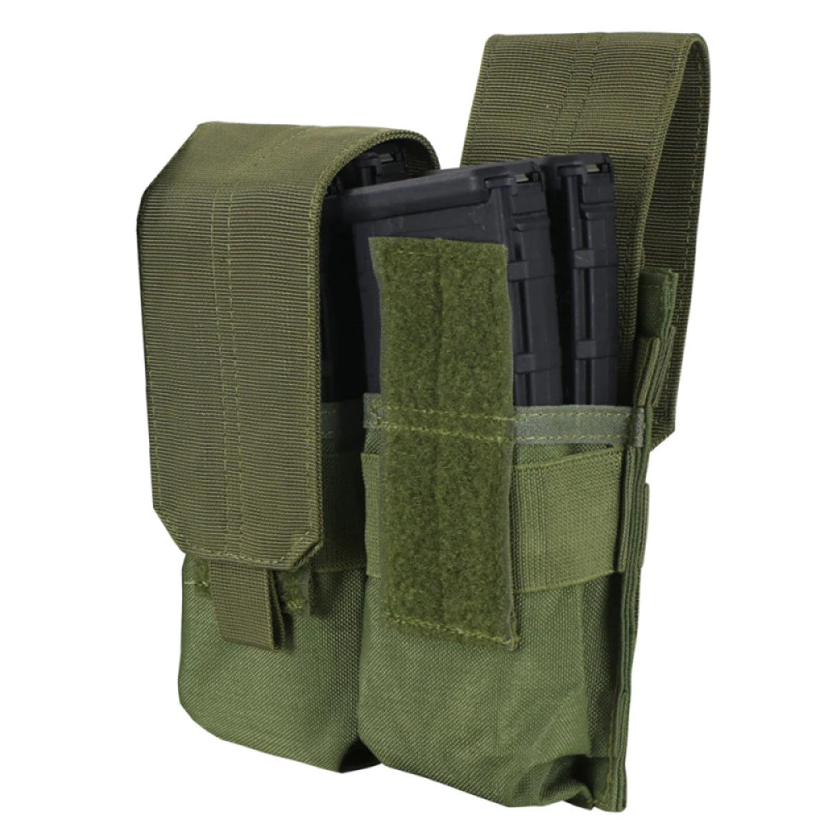 Porta Cargador Ma4 Cuádruple Marca Condor Para M4 Y M16 Negro