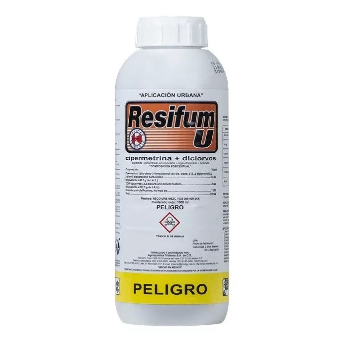 Caja 10pzas de Resifum U Diclorvos Cipermetrina Insecticida Mata Cucarachas Hormigas Grillos Alacranes