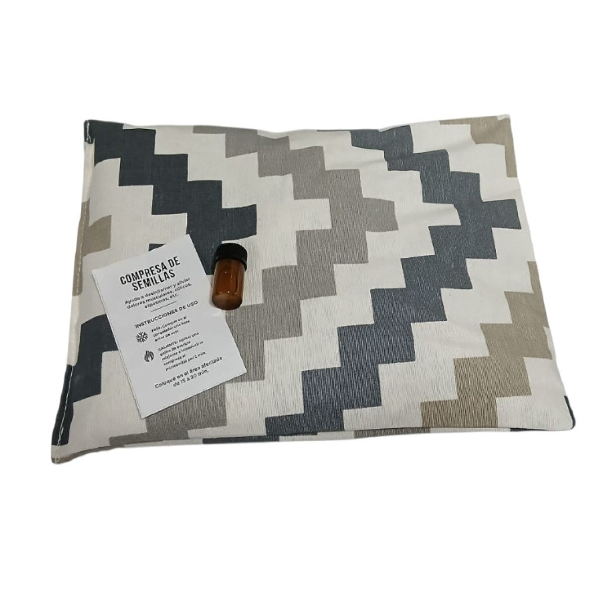3 Cojines con Semillas Terapeuticos Frio Calor Compresa Aroma 18x26cm