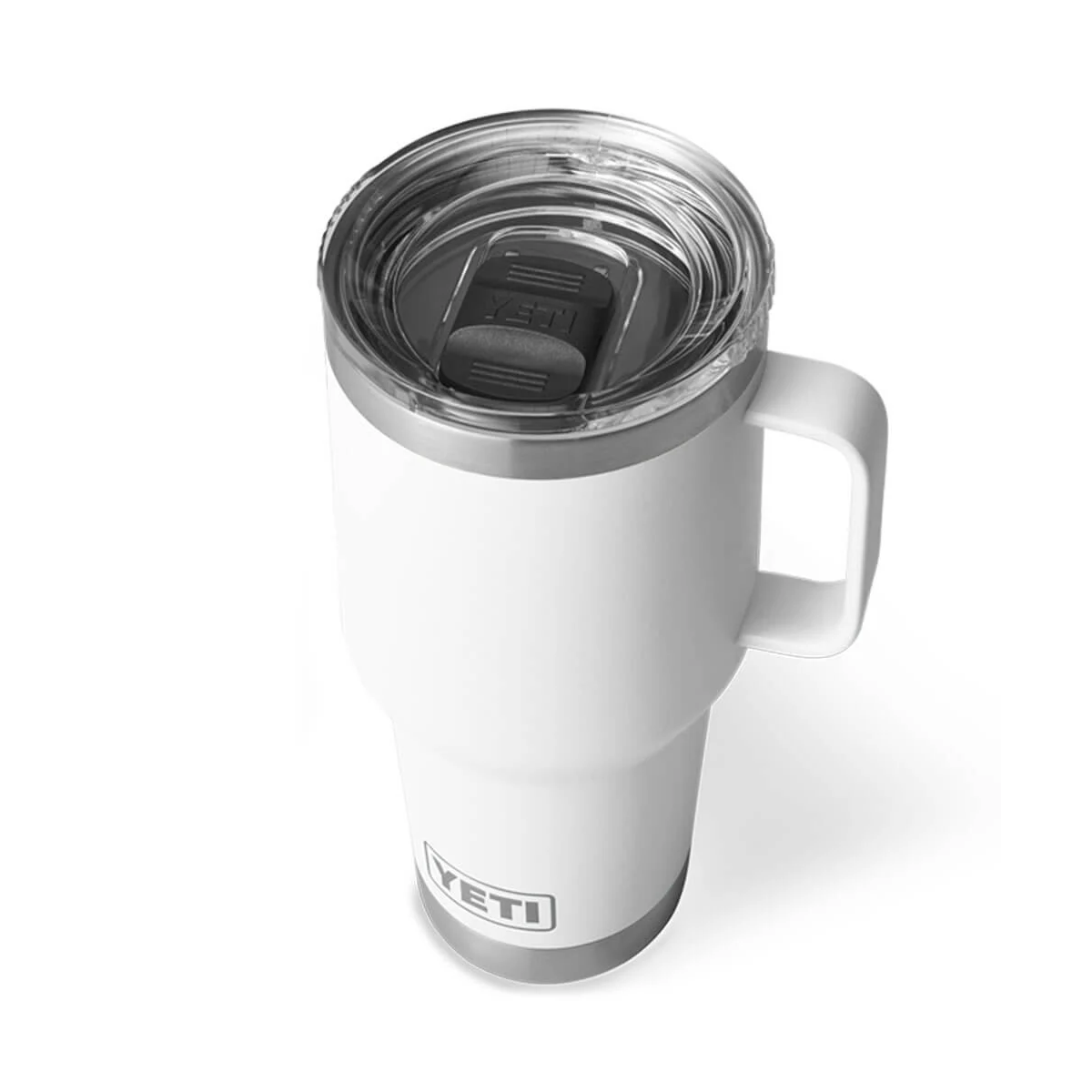 Yeti Blanco Con Asa Termico De 30oz Acero Inoxidable White