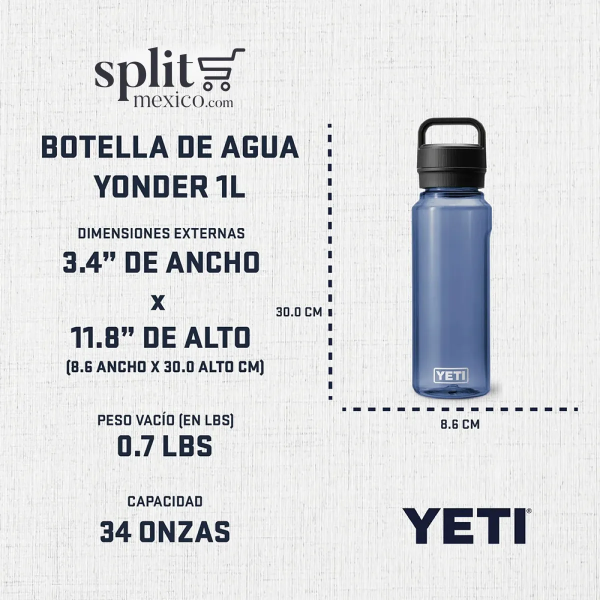 Botella Yonder 1lt