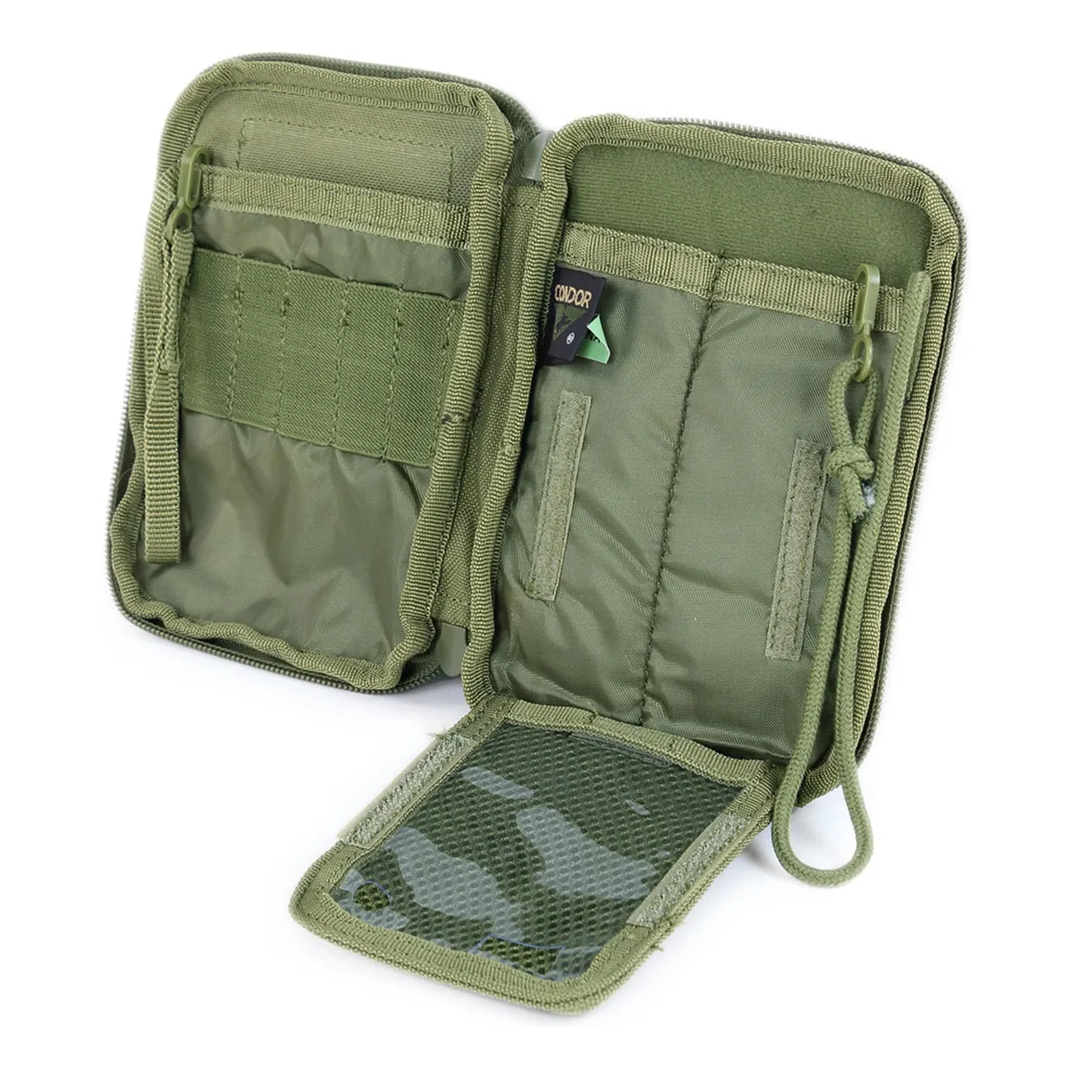 Cartera Pocket Pouch Condor Bolsa Organizador Bandera Negro