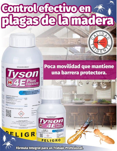 Tyson 4e 1 L Clorpirifos Insecticida Termitas