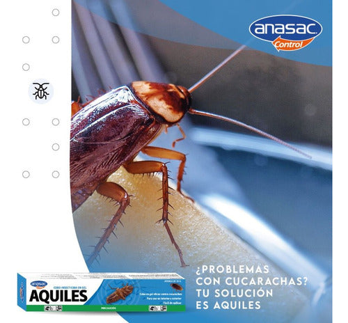 Gel Veneno Mata Cucarachas Aquiles 2 Jeringas De 30g