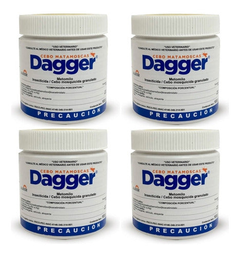 Dagger 100g Granulated Insecticide Fly Bait Pack of 4 Pieces