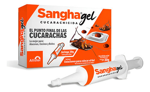 Sangha Gel 30g Jeringa Cucarachicida Veneno Mata Cucarachas