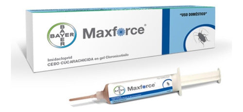 Maxforce Bayer Veneno Cucarachas Chica Y Gde De 30gr 3 Pzas