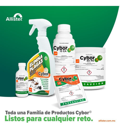 Insecticida Mata Cucarachas Moscas Alacranes Cybor 750ml
