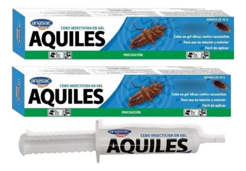 Gel Veneno Mata Cucarachas Aquiles 2 Jeringas De 30g