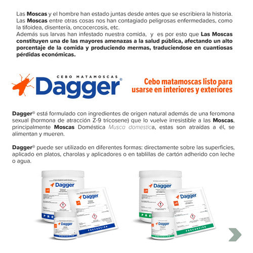 Insecticida Para Moscas Allister Dagger 1k Cebo Granulado