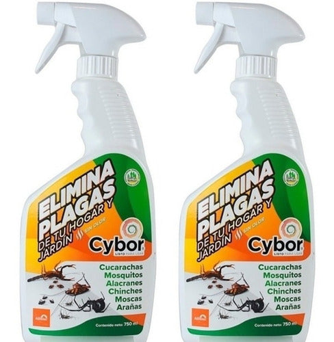 Insecticida Mata Cucarachas Moscas Alacranes Cybor 750ml