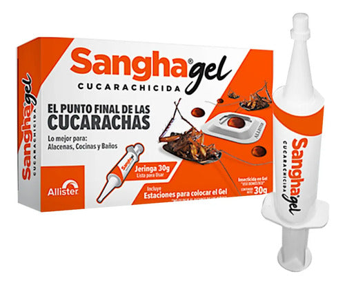 Sangha Gel 30g Jeringa Cucarachicida Veneno Mata Cucarachas