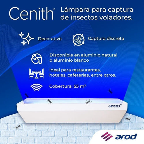 Trampa Mata Mosca Mosquito Bugster Cenith Arod Lampara Uv