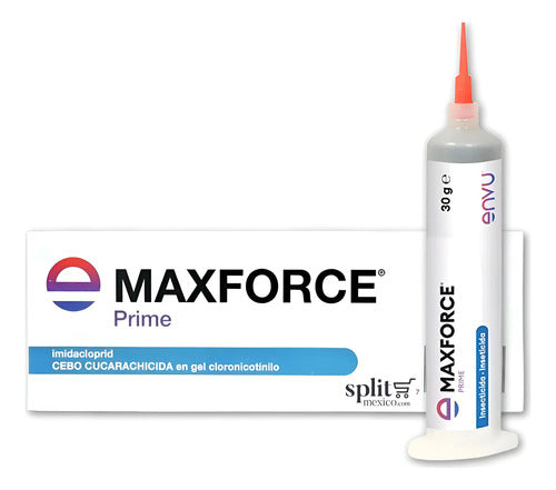 Maxforce Prime Envu Gel Jeringa 30g Mata Cucarachas 2pzas