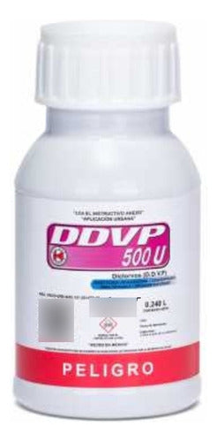 Insecticida Ddvp 500u 240ml Tridente Polillas Cucarachas